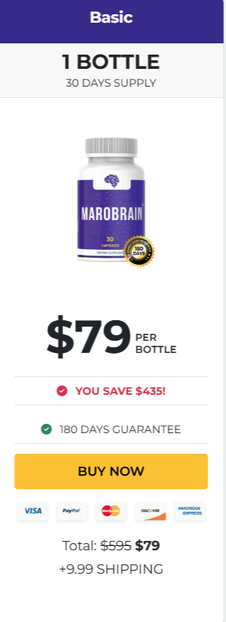 MaroBrain 1 Bottle