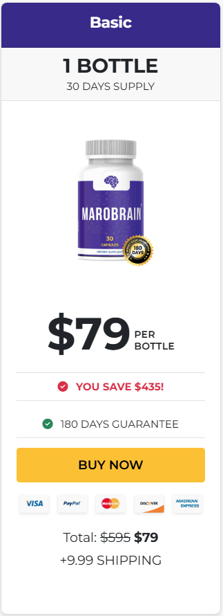 MaroBrain 1 Bottle
